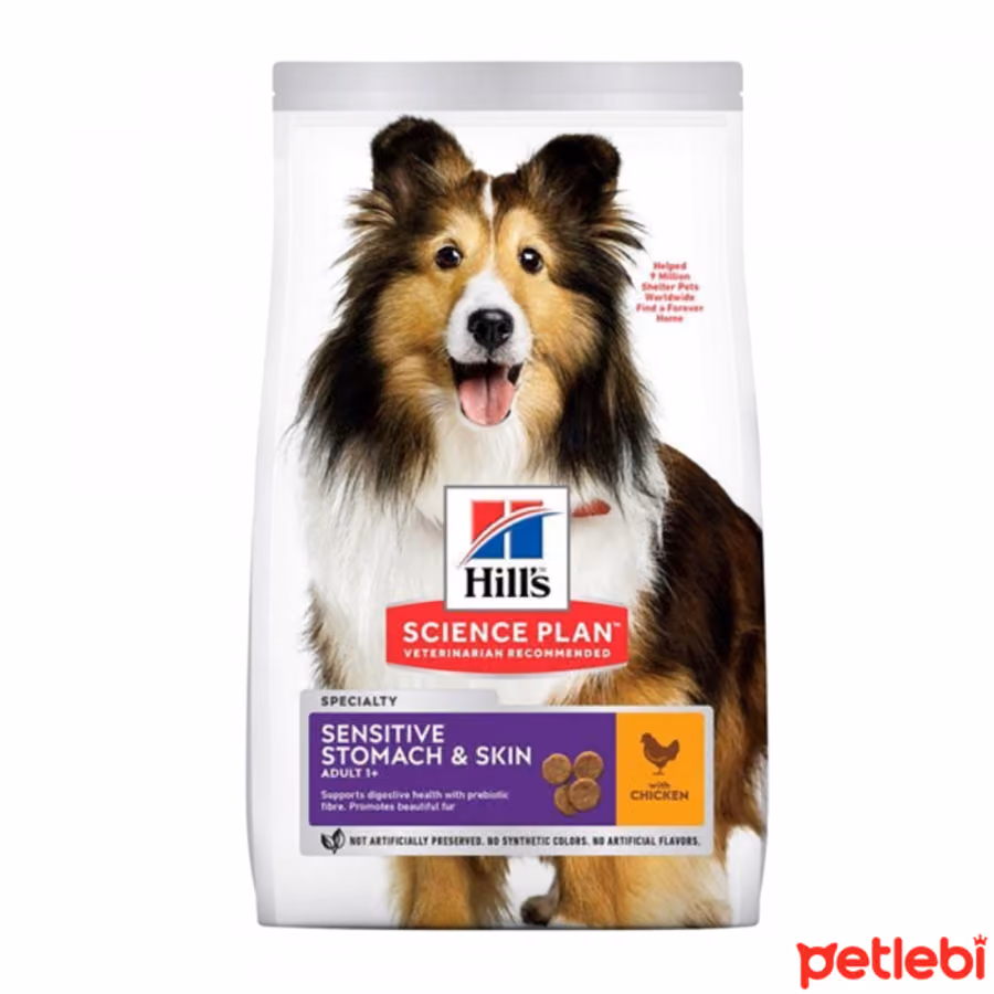 Hill's SCIENCE PLAN Adult Sensitive Stomach & Skin Tavuklu Yetişkin Köpek Maması