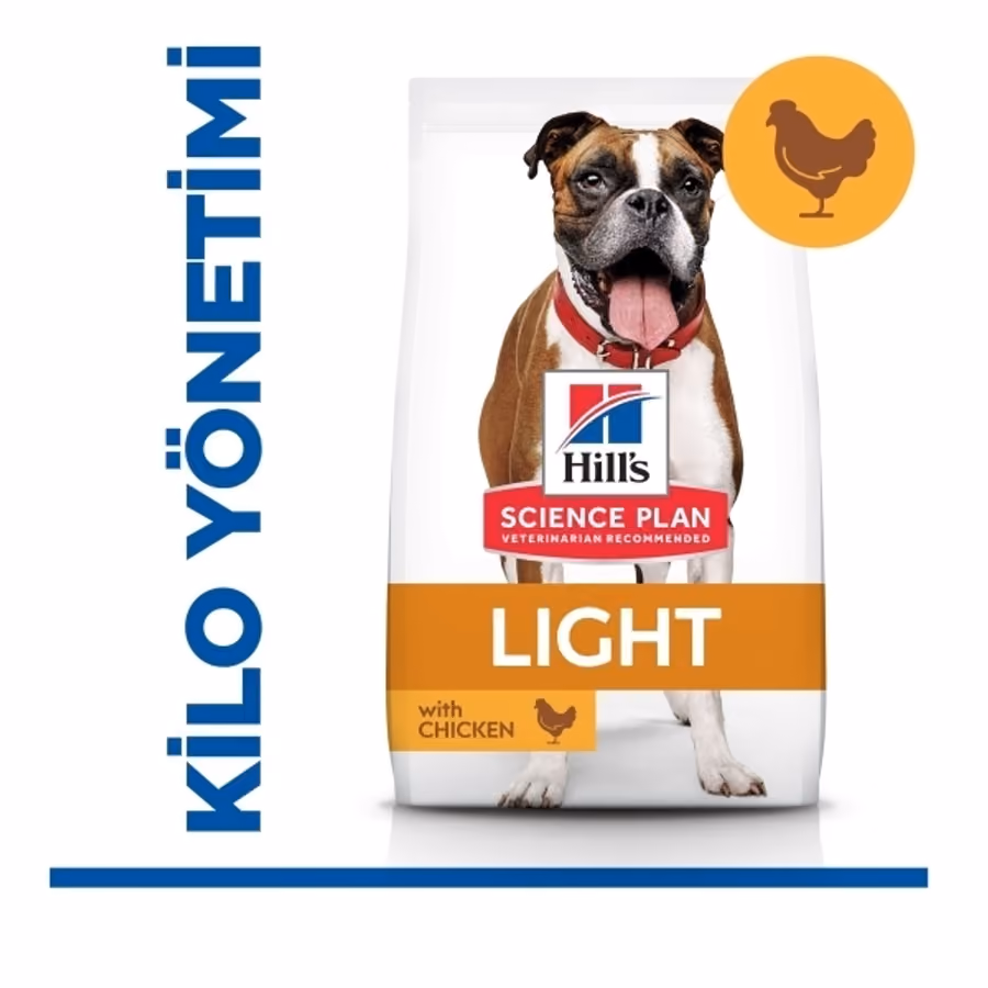 Hill's SCIENCE PLAN Medium Adult Light Tavuklu Orta Irk Yetişkin Köpek Maması
