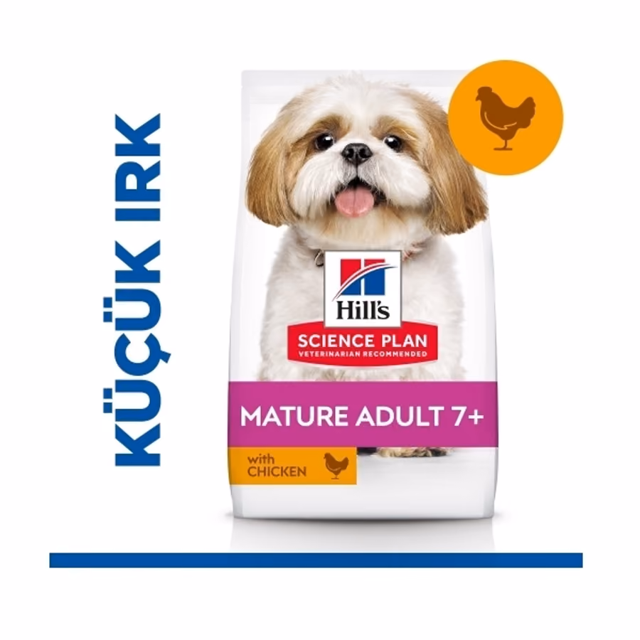 Hill's SCIENCE PLAN Small Mini Mature Adult 7+ Tavuklu ve Hindili Yaşlı Köpek Maması