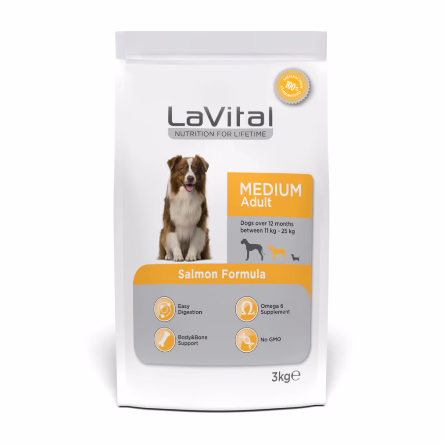 LaVital Somonlu Orta Irk Yetişkin Köpek Maması