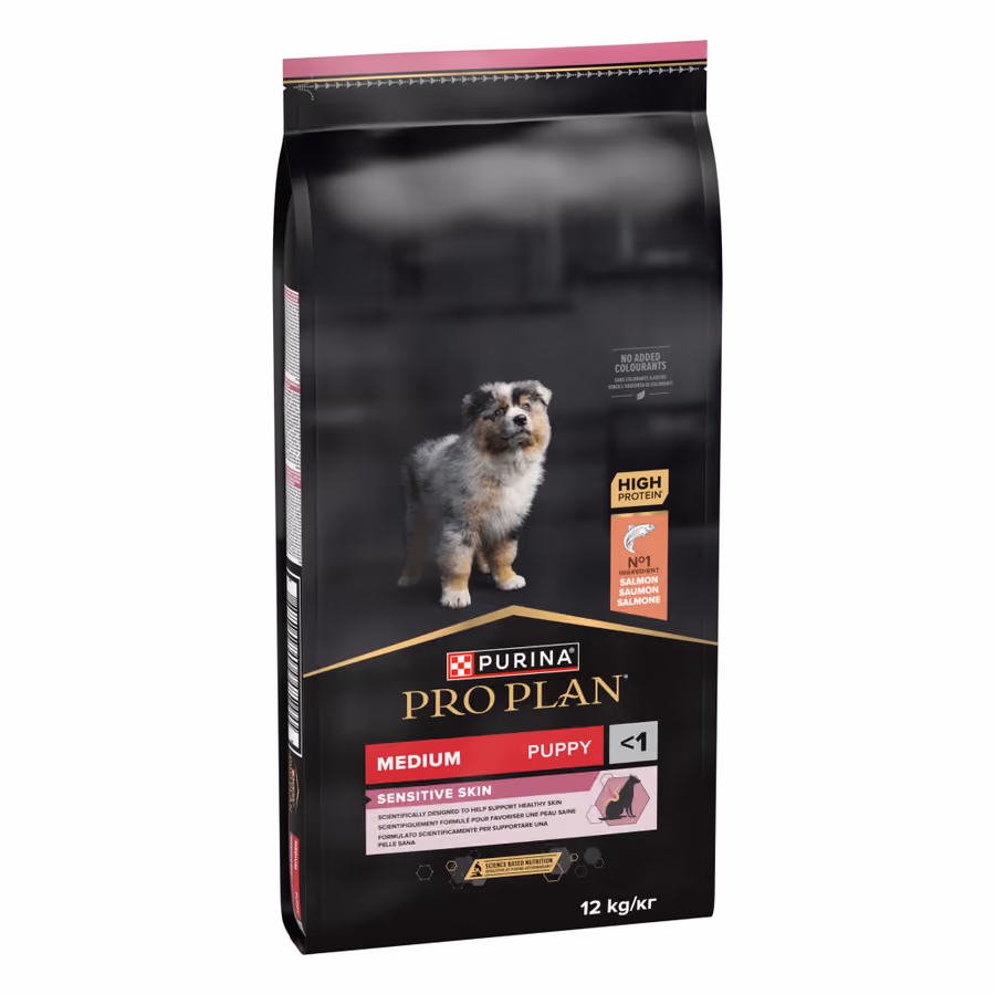 Pro Plan Medium Puppy Sensitive Skin Somonlu Köpek Maması