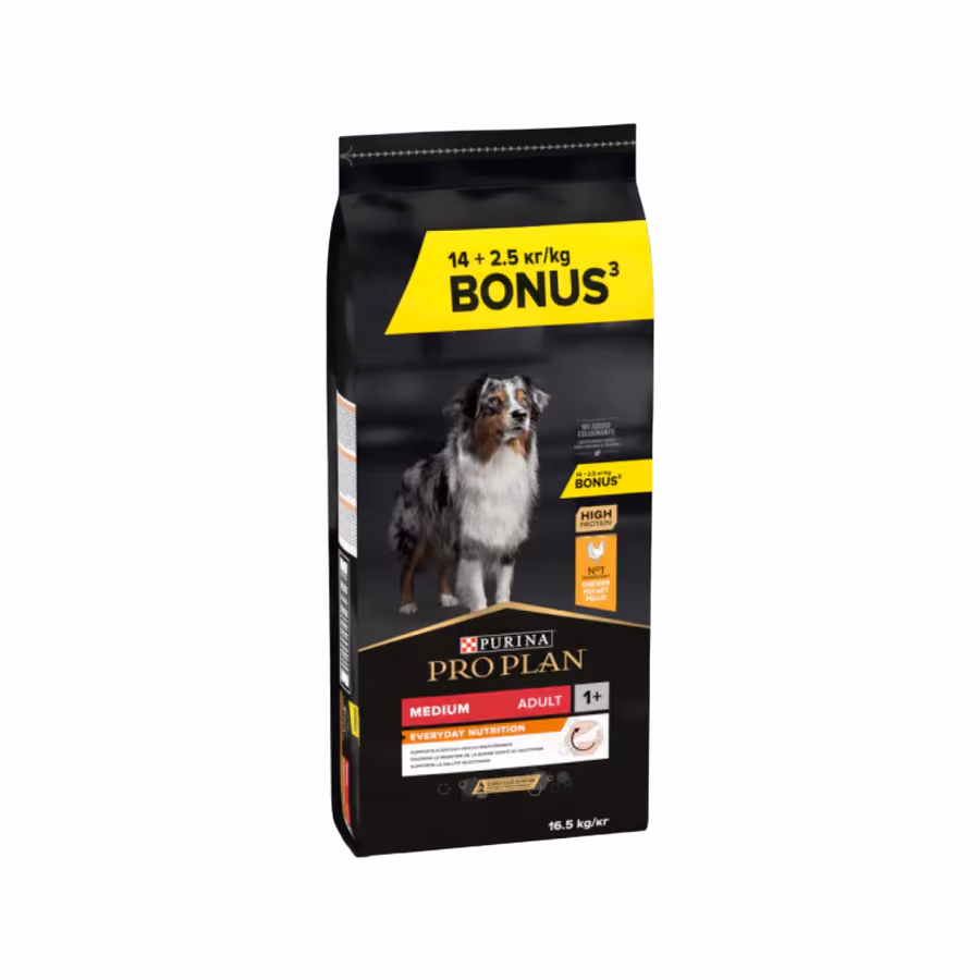 Pro Plan Medium Adult Everyday Nutrition Tavuklu Orta Irk Yetişkin Köpek Maması