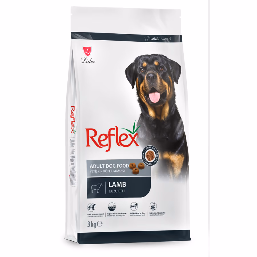 Reflex Kuzulu ve Pirinçli Yetişkin Köpek Maması