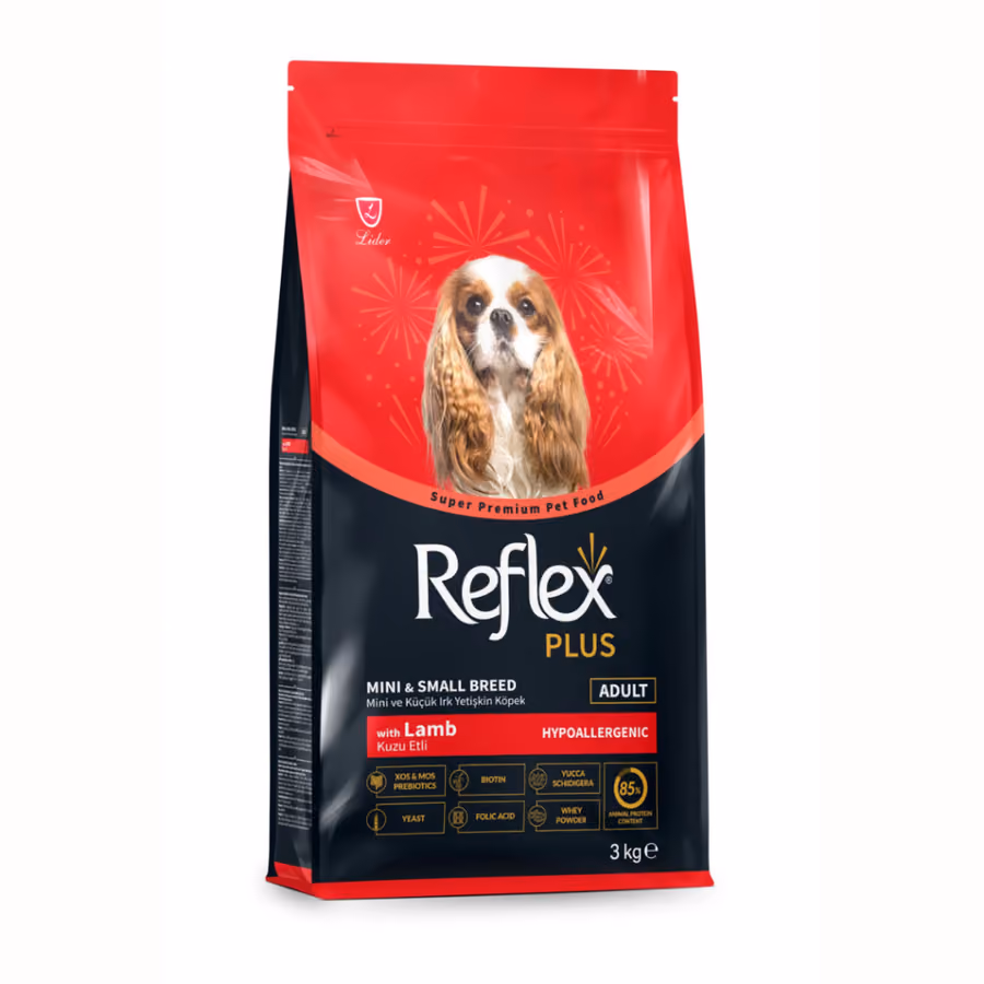 Reflex Plus Hipoalerjenik Kuzulu Küçük Irk Yetişkin Köpek Maması