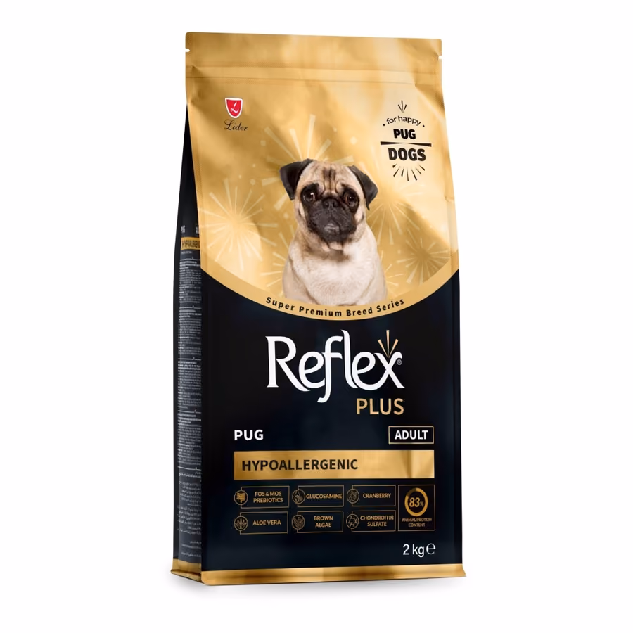 Reflex Plus Hipoalerjenik Pug Yetişkin Köpek Maması