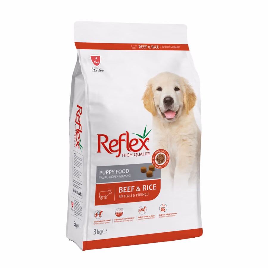 Reflex Biftekli ve Pirinçli Yavru Köpek Maması