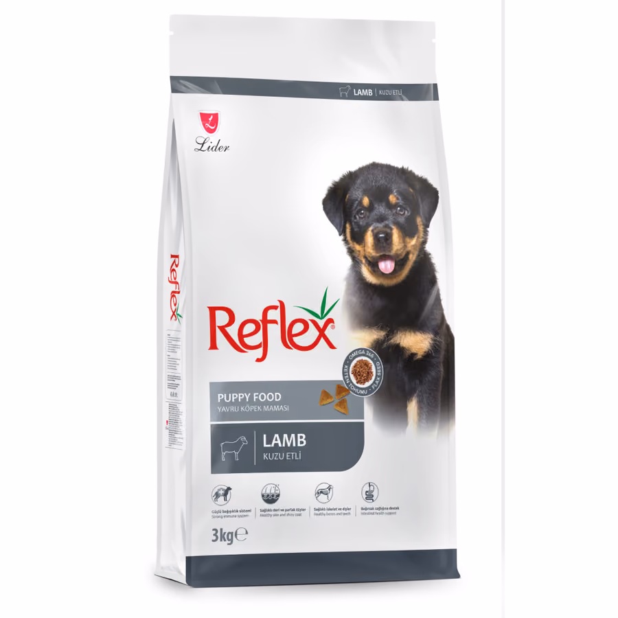 Reflex Kuzu Etli ve Pirinçli Yavru Köpek Maması